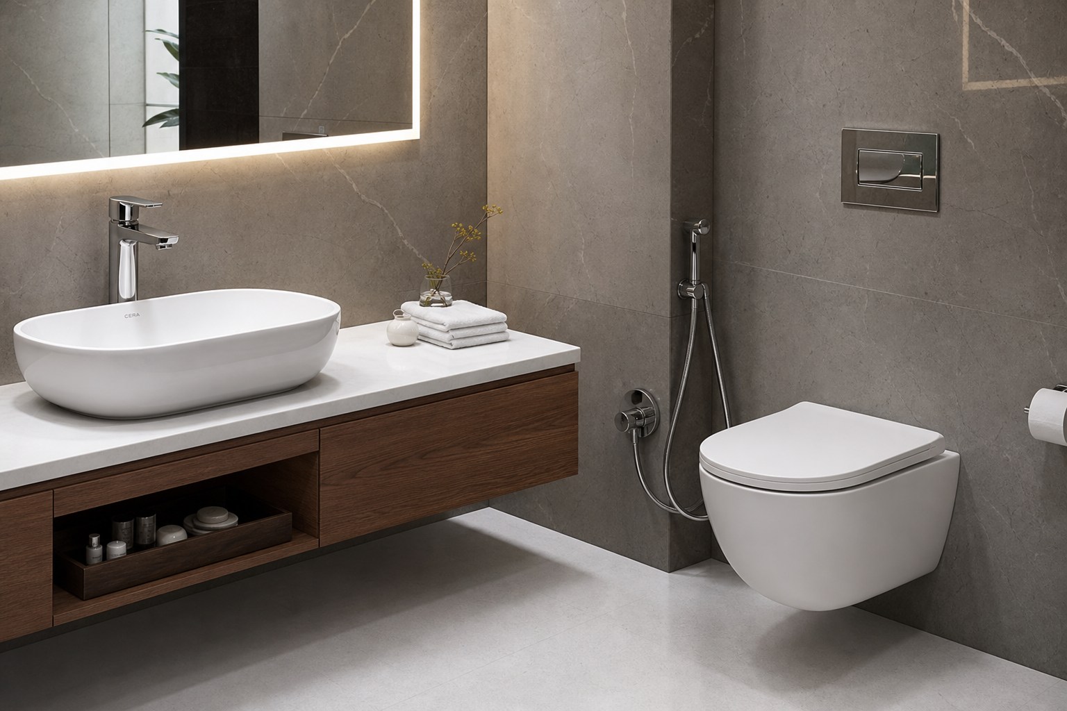 Vitrifiye - klozet lavabo batarya uygulaması
